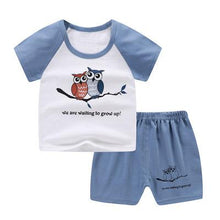 Load image into Gallery viewer, Summer New Fashion Casual Baby Boy /Girl Clothing Sets