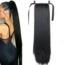 Load image into Gallery viewer, 85cm 32&quot; Super Long Straight Clip In Tail False Hair Ponytail Hairpiece
