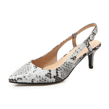 Load image into Gallery viewer, Pumps Snake print High Heels Shoes Elegant