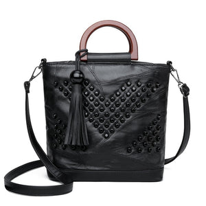 Fashion Sheepskin Leather Women Handbag Luxury