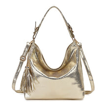 Load image into Gallery viewer, Fashion Leather Women Handbags Hobo Tassel