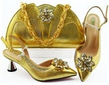 Purple color Fashion Italian Shoes With Matching Clutch Bag Hot African Big Wedding With High Heel Sandals and Bag Set