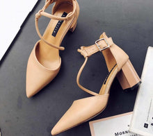 Load image into Gallery viewer, 2019 New Hot Summer Women Shoes Pointed Toe Pumps Dress High Heels Boat Wedding Tenis Feminino  Zapatos De Mujer  Cross-tied