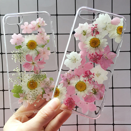 Real Dried Flower Handmade Phone Cases