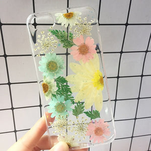 Real Dried Flower Handmade Phone Cases