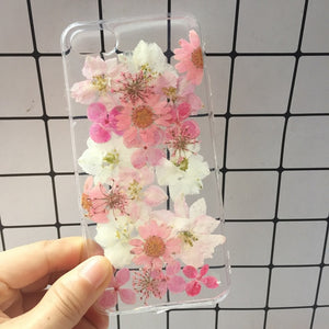 Real Dried Flower Handmade Phone Cases