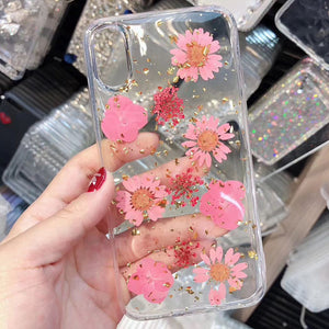 Real Dried Flower Handmade Phone Cases