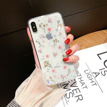 Load image into Gallery viewer, Real Dried Flower Handmade Phone Cases