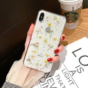 Real Dried Flower Handmade Phone Cases