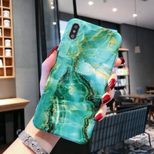 Load image into Gallery viewer, Marble Case Case Soft TPU Back Cover For iphone 6 6S 7 8 Plus iphone X XR Case Cover