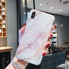 Load image into Gallery viewer, Marble Case Case Soft TPU Back Cover For iphone 6 6S 7 8 Plus iphone X XR Case Cover