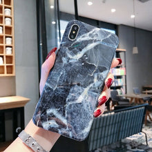 Load image into Gallery viewer, Marble Case Case Soft TPU Back Cover For iphone 6 6S 7 8 Plus iphone X XR Case Cover