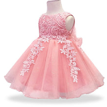 Load image into Gallery viewer, Baby Girl First 1 Year Birthday Dress. For Christening.