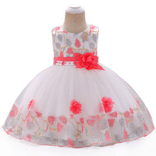 Load image into Gallery viewer, Baby Girl First 1 Year Birthday Dress. For Christening.