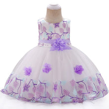 Load image into Gallery viewer, Baby Girl First 1 Year Birthday Dress. For Christening.