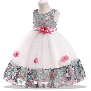 Baby Girl First 1 Year Birthday Dress. For Christening.