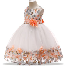 Load image into Gallery viewer, Baby Girl First 1 Year Birthday Dress. For Christening.