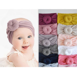 3pcs/Set New Solid Nylon Headband Bow