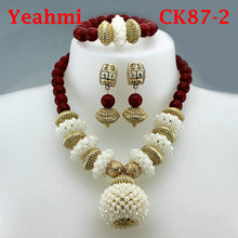 Load image into Gallery viewer, New Arrival 2019 African Beads Jewelry Set Fashion