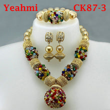 Load image into Gallery viewer, New Arrival 2019 African Beads Jewelry Set Fashion