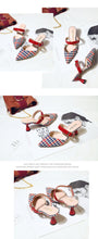 Load image into Gallery viewer, Black Red Sandals Shoes Woman Comfortable