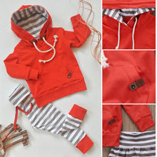 Load image into Gallery viewer, Pudcoco Baby Boys Tops Hoodie T-shirt+ Shorts Pants Outfit Clothes Set