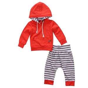 Pudcoco Baby Boys Tops Hoodie T-shirt+ Shorts Pants Outfit Clothes Set