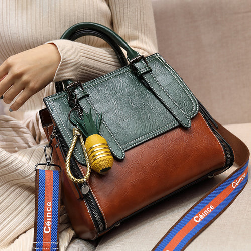 2019 Vintage 100% Genuine Leather Handbag