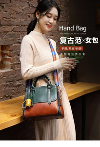 2019 Vintage 100% Genuine Leather Handbag
