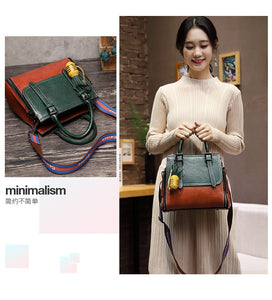 2019 Vintage 100% Genuine Leather Handbag