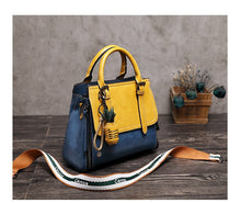 Load image into Gallery viewer, 2019 Vintage 100% Genuine Leather Handbag