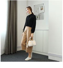 Load image into Gallery viewer, White Ladies Hand Bag Crystal Diamond