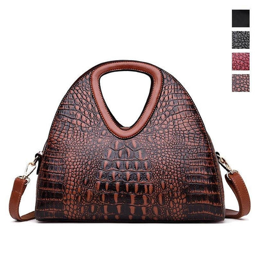 Rodful designer luxury handbags women bags crocodile vintage large tote.