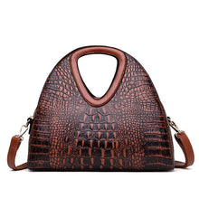 Load image into Gallery viewer, Rodful designer luxury handbags women bags crocodile vintage large tote.