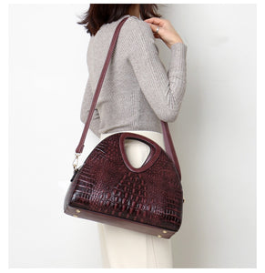 Rodful designer luxury handbags women bags crocodile vintage large tote.