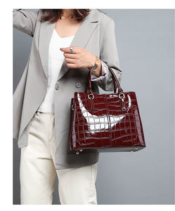 Stone Pattern Tote Ladies Hand Bags For Women 2019.