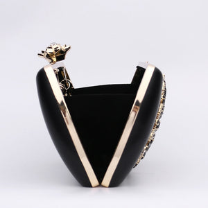 Luxury Women Evening Clutches Small Chain Shoulder Bags For Party.