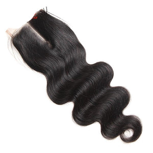 Arabella Peruvian Body Wave Hair 4*4 Lace Closure Free/Middle/Three Part Remy Hair