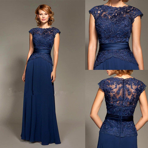 Top Free shipping big discount sexy lace royal blue New Bridemaid/evening/prom/party dress 100% real photo