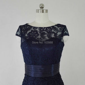 Top Free shipping big discount sexy lace royal blue New Bridemaid/evening/prom/party dress 100% real photo