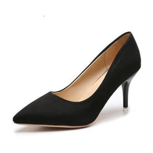 Load image into Gallery viewer, Leopard Shoes Women Pumps Office Stiletto Faux Suede Sandals