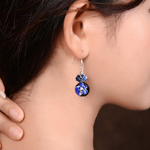 Load image into Gallery viewer, 925 earphones, ancient Chinese clothes, fashion, funny, earrings, leisure folk style jewelry.