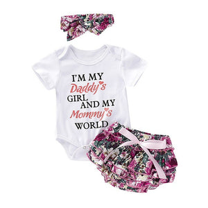 Newborn baby girl clothes carters baby girl clothing sets 2019 summer floral baby girl romper with lace skirt bebes headbandsD40