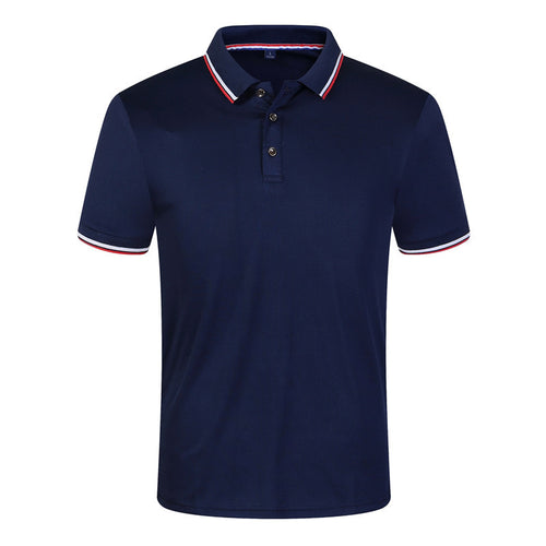 Summer Polo Shirts Men Short Sleeve Breathable Anti-Pilling Brand