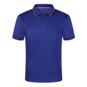 Summer Polo Shirts Men Short Sleeve Breathable Anti-Pilling Brand