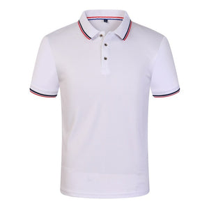 Summer Polo Shirts Men Short Sleeve Breathable Anti-Pilling Brand