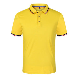 Summer Polo Shirts Men Short Sleeve Breathable Anti-Pilling Brand