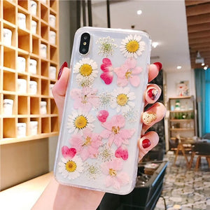 Real Dried Flower Handmade Phone Cases