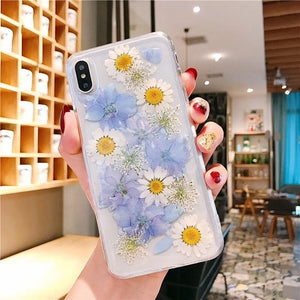 Real Dried Flower Handmade Phone Cases