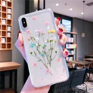 Real Dried Flower Handmade Phone Cases